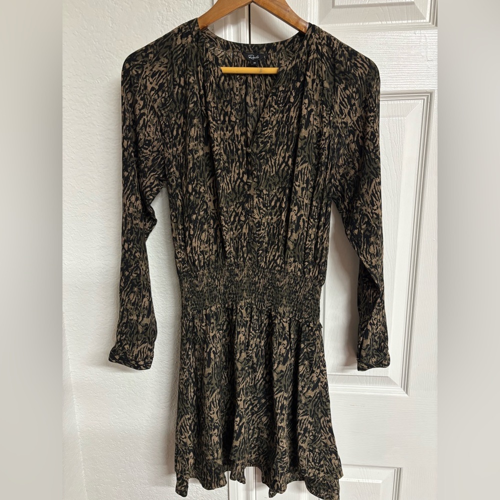 Rails‎ Dress Brown Black Bengel Mini Dress Size XS